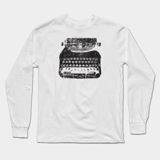 Vintage Typewriter Long Sleeve T-Shirt